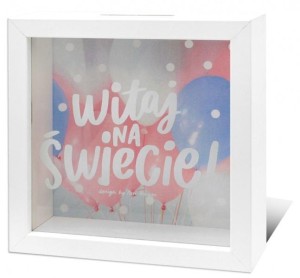 SKARBONKA NA NARODZINY DZIECKA PREZENT BABY SHOWER