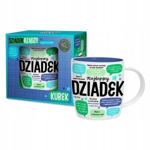 KUBEK DZIADEK RZĄDZI PREZENT DLA DZIADKA Mikołajki