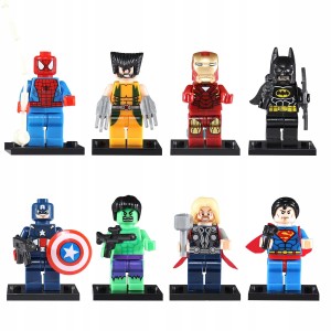 Klocki figurki  super heroes spider man hulk