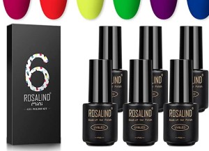 Lakier Hybrydowy Rosalind Zestaw 6 sztuk 7ml